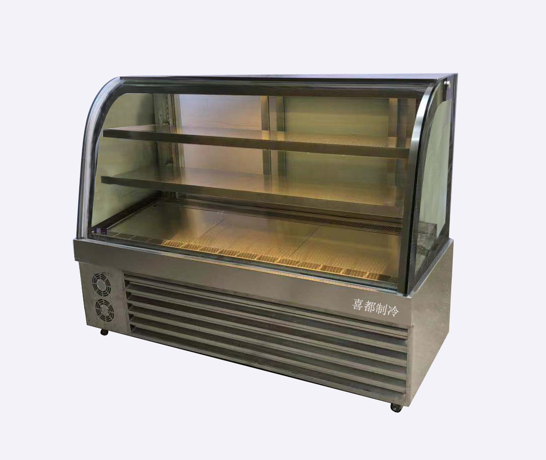 Stainless steel arc two-layer cooked food refrigeratorXIDSYH