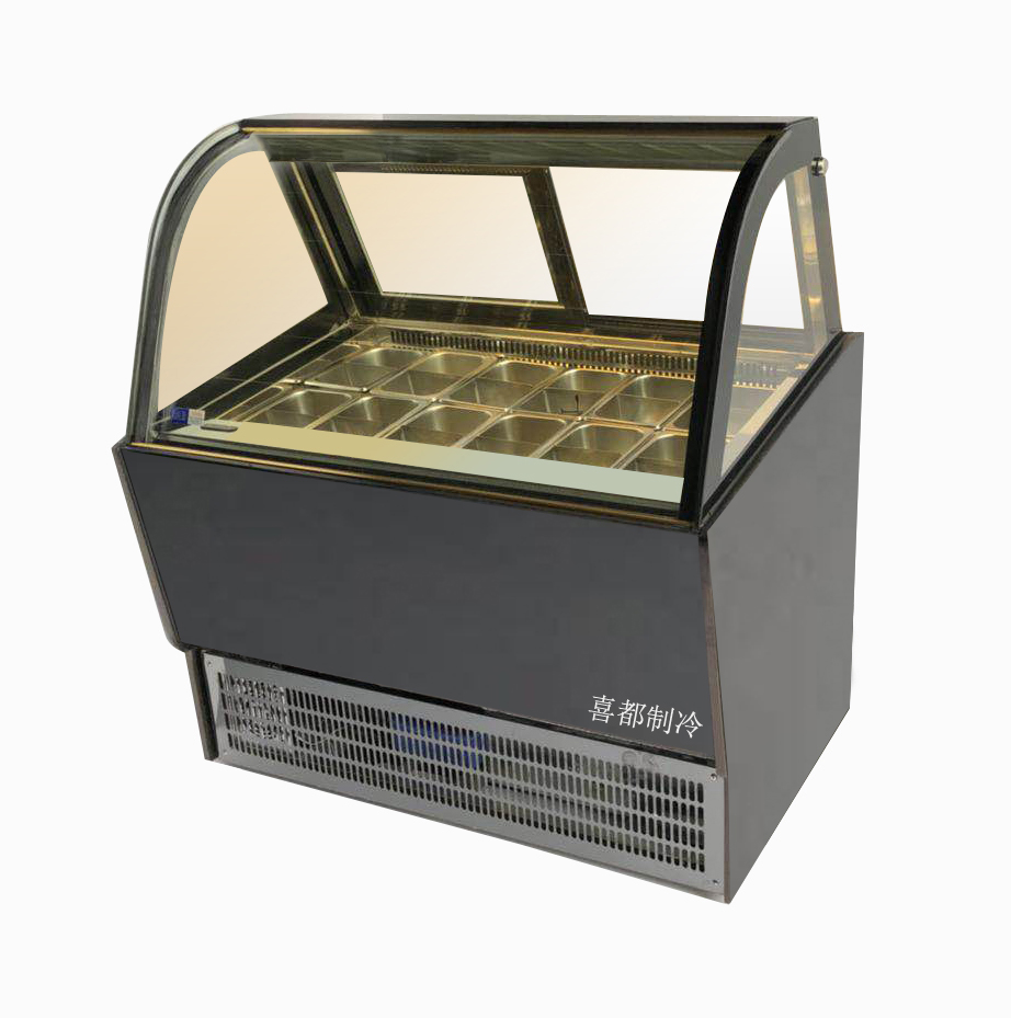 冰淇淋展示冷柜(带冷藏箱） XID-MAP