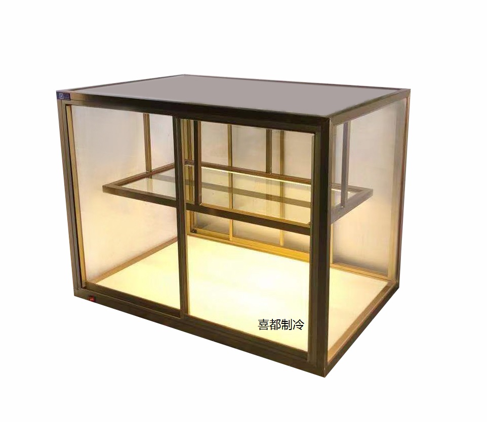 桌上型移门玻璃展示架XID-JTMO